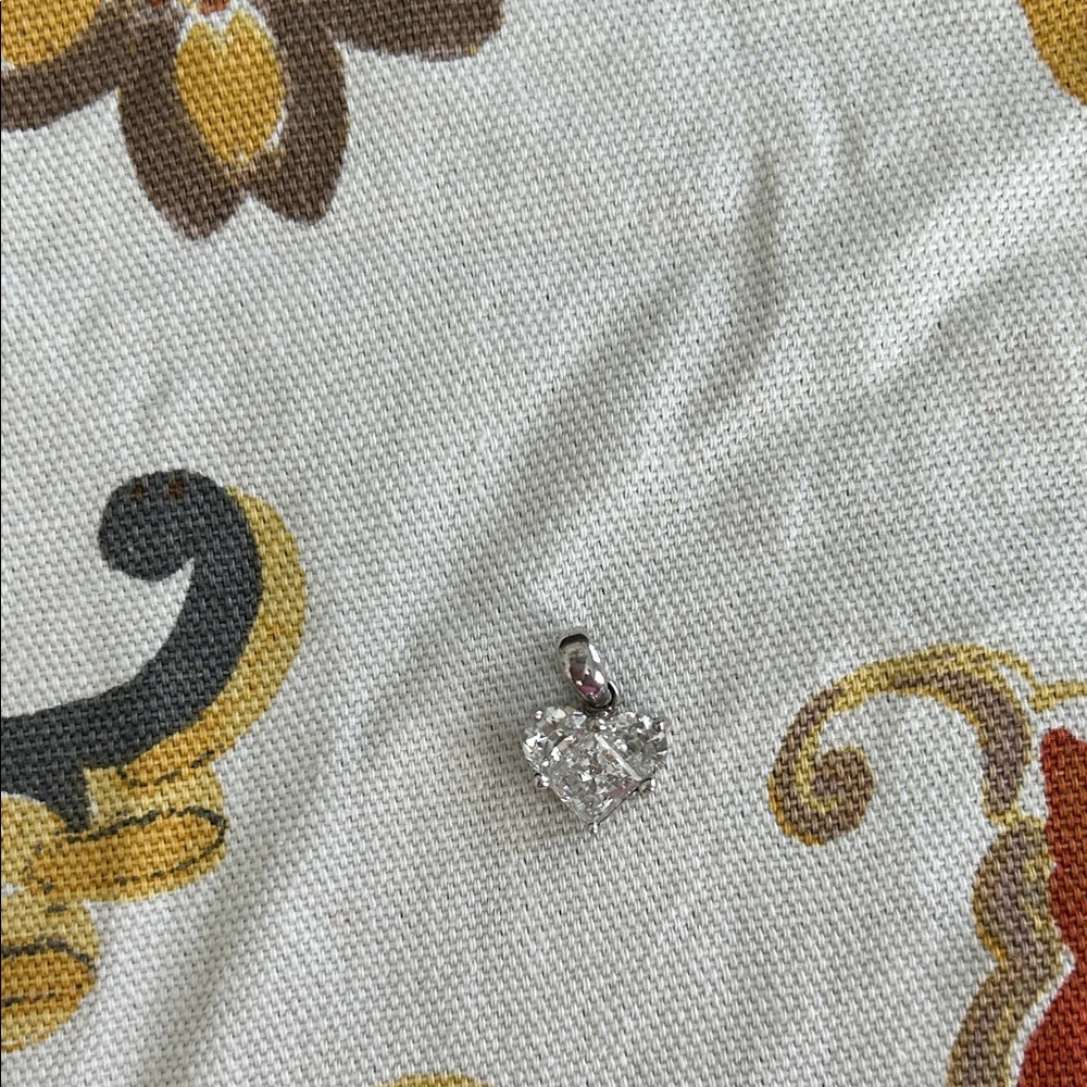 Heart-Shaped Silver Pendant